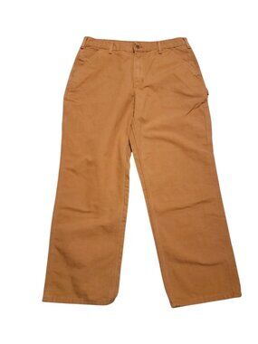 Carhartt B11 BRN Mens Carpenter Pants 36x30 Duck Canvas Dungaree Brown NWOT